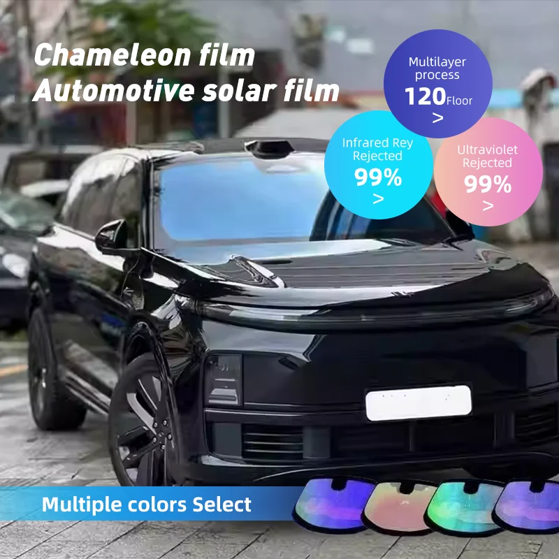 Chameleon Windscreen Front Window IRR99% High Insulation Sun Solar Car Tint Film Color Change Protection Sticker