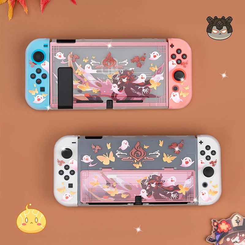 

Anime Protective Hard Shell For Nintendo Switch OLED Case NS Game Host Console Cover Split Joy-con Protective Case 2022 New