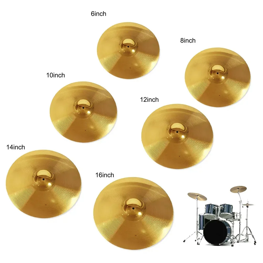 1pc Jazz Drum 6 8 10 12 14 16 Inch Drum Brass Cymbals Percussion Splash Crash Hi-Hat Cymbal Percussion Accessories drum percussion accessories drum accessories