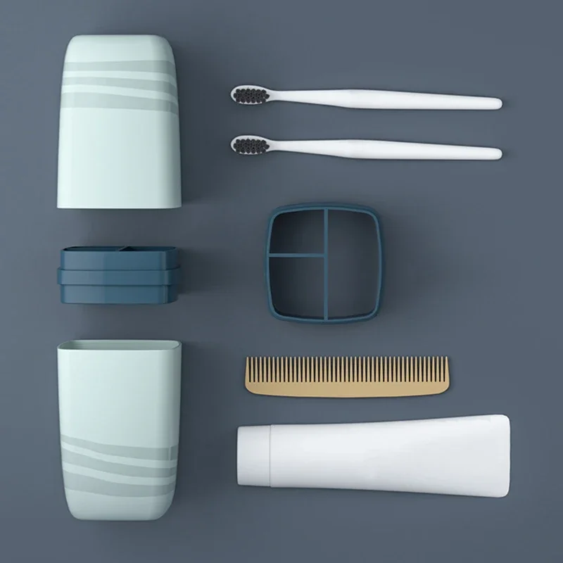 Cup Toothbrush Cup Household Set Tooth Cylinder Toothbrush Toothpaste Storage Box Portable Wash Mouthwash toothbrush holder toothbrush storage box