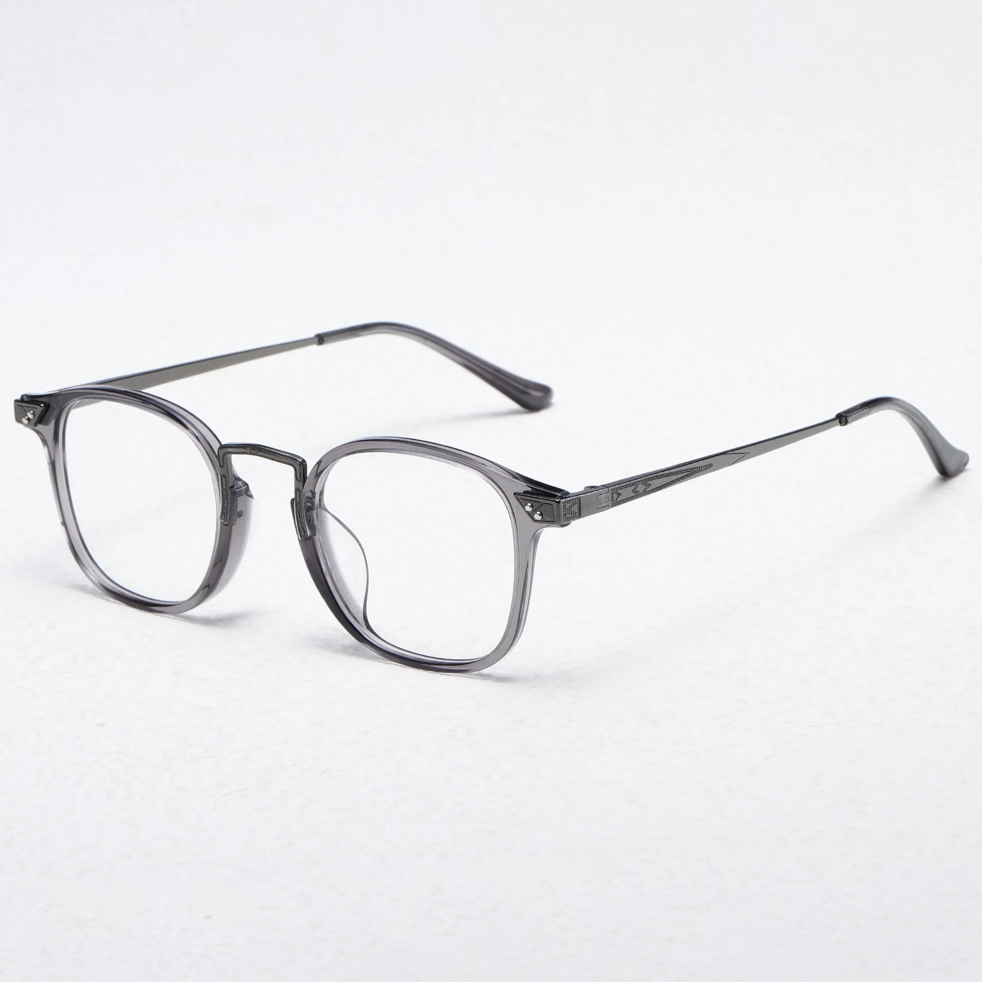 

Оптические очки для мужчин и женщин, ретро дизайн 2808, модные квадратные ацетатные Стекловолоконные оправы в европейском и американском стиле