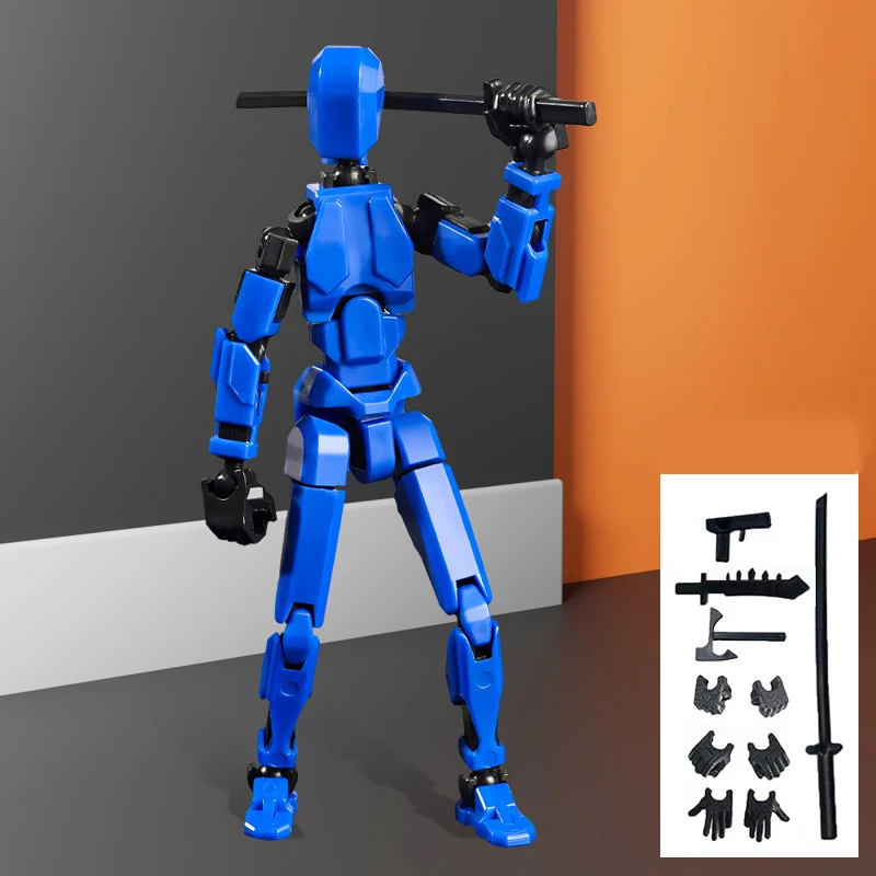 Enhanced 3D Printed Multi-Jointed Movable Action Figure Collection