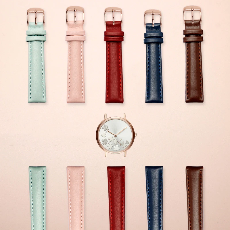 Premium Cowhide Leather Watch Band - Multi-Size Options