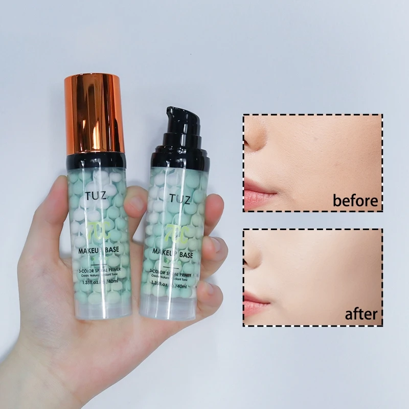 3-color Spiral Primer Makeup Base Natural Radiant Tone Conceal Lightweight Protect Skin Moisturizing and Hydrating Block(40ml) 5