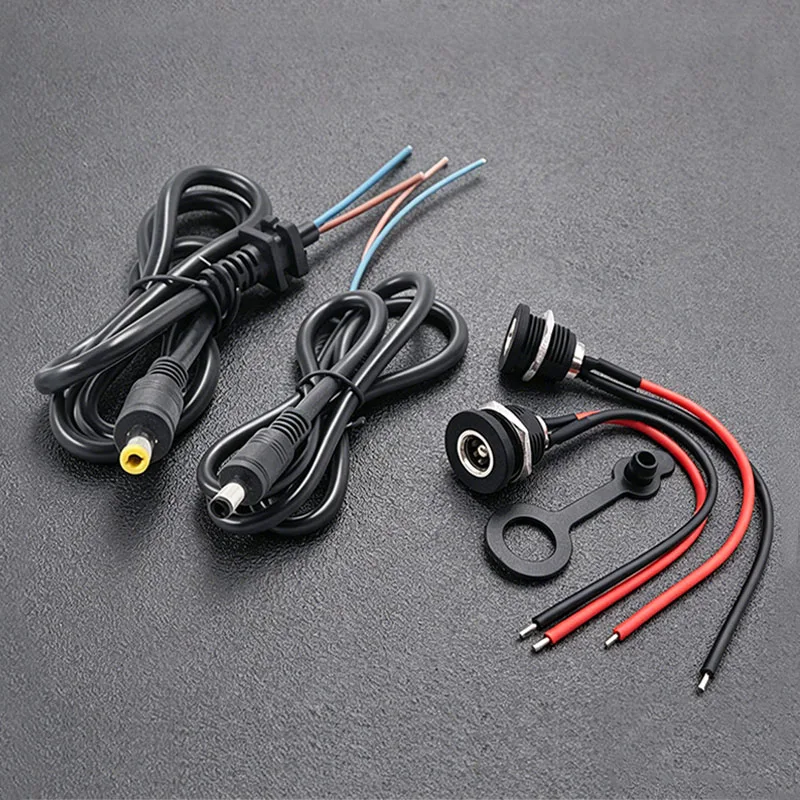 1PC/1Set DC 5.5x2.1/2.5mm 36V 48V 전자 자전거 리튬 이온 배터리 전기 자전거 충전기 용 남성 여성 충전 케이블