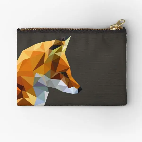 

Lp Fox Zipper Pouches Small Cosmetic Packaging Underwear Money Women Pocket Panties Bag Pure Key Storage Men Socks Coin Wallet