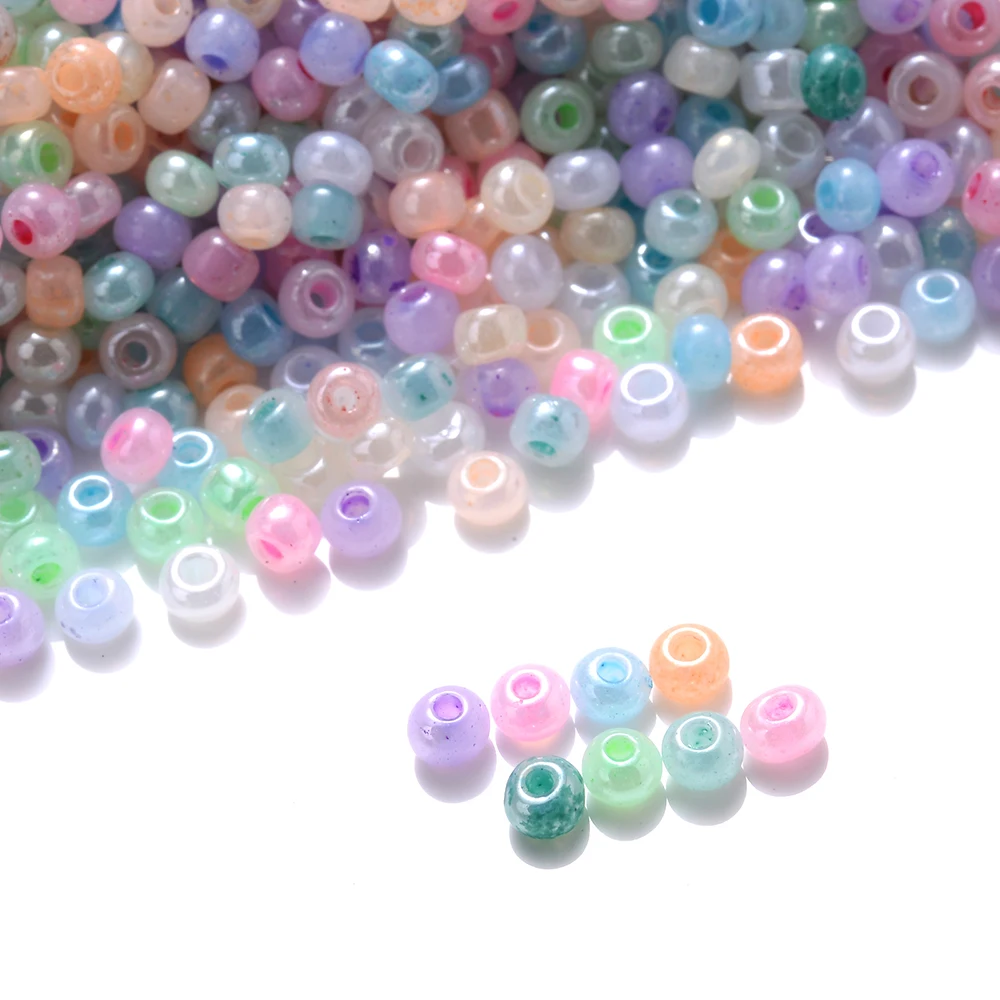 200-1000pcs 2/3/4mm Charm Czech Glass Seed Beads Round Spacer