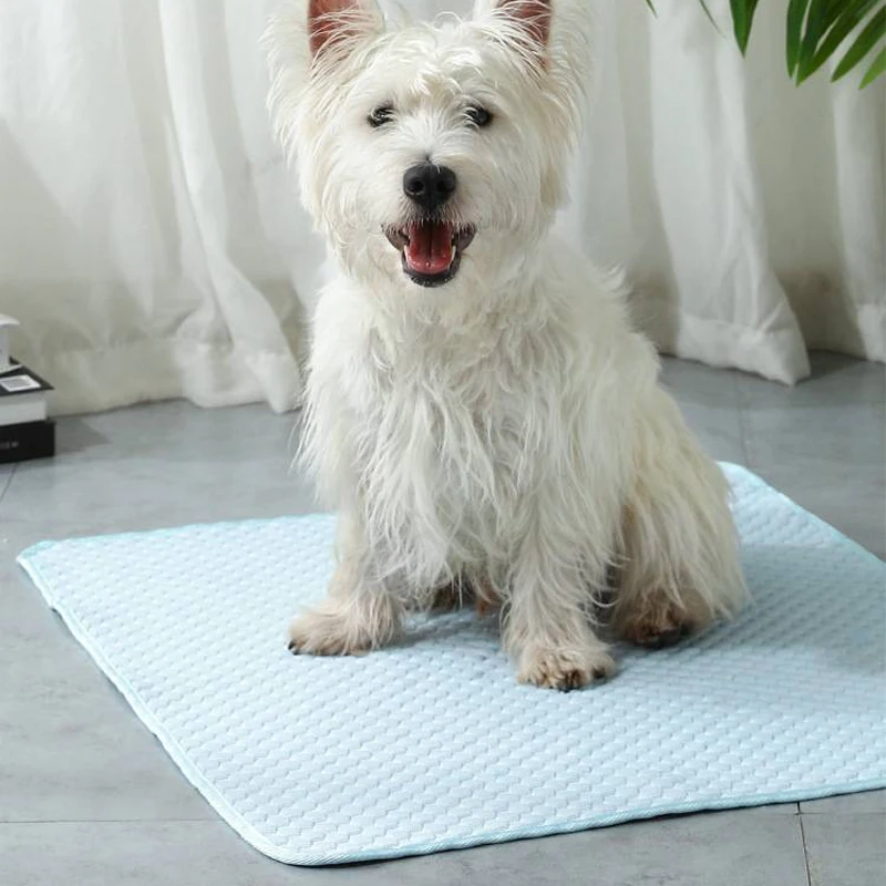 Cooling Mat For Cats And Dogs Breathable Summer Pet Bed Sofa_voghion.com