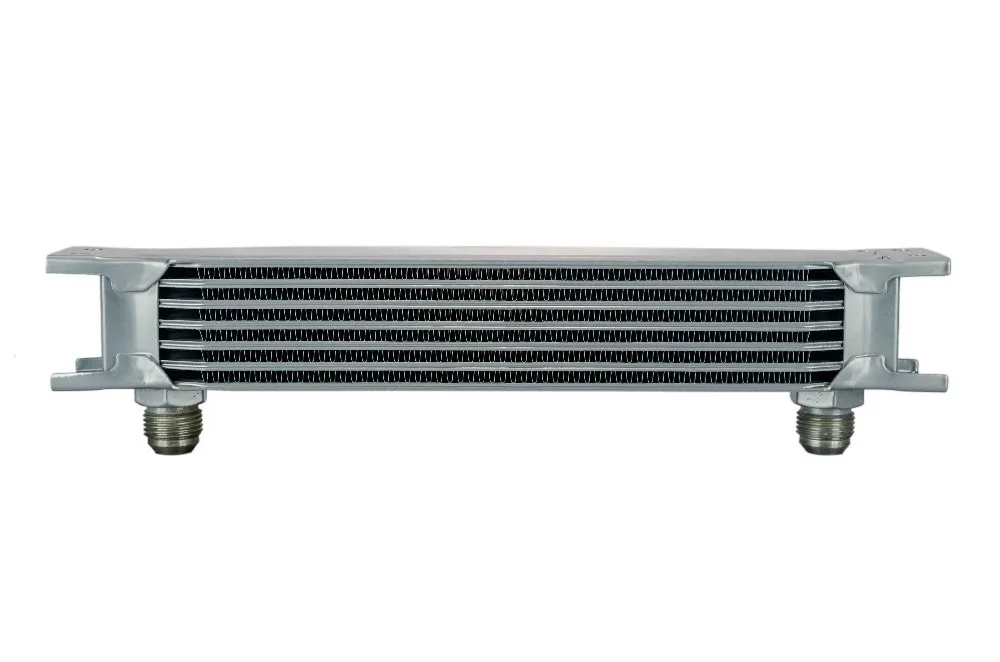 PQY-Universal Aluminum Oil Cooler Engine Transmission British Type Oil Cooler Kit 7 Rows PQY7007