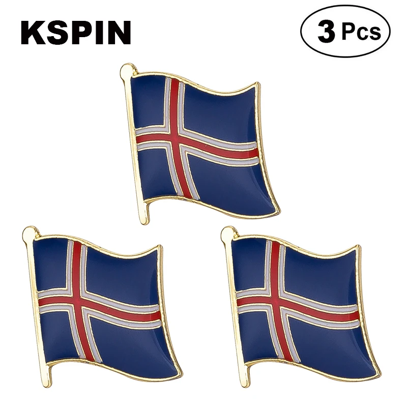 

Iceland Lapel Pin Brooches Pins Flag badge Brooch Badges