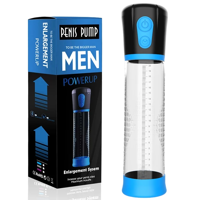 Bomba de Pene Eléctrica Hombre, Bomba de Vacío para Erección de Pene,  Alargador Realista de Pene Masculino Automática, Dispositivo de Presión de  Aire