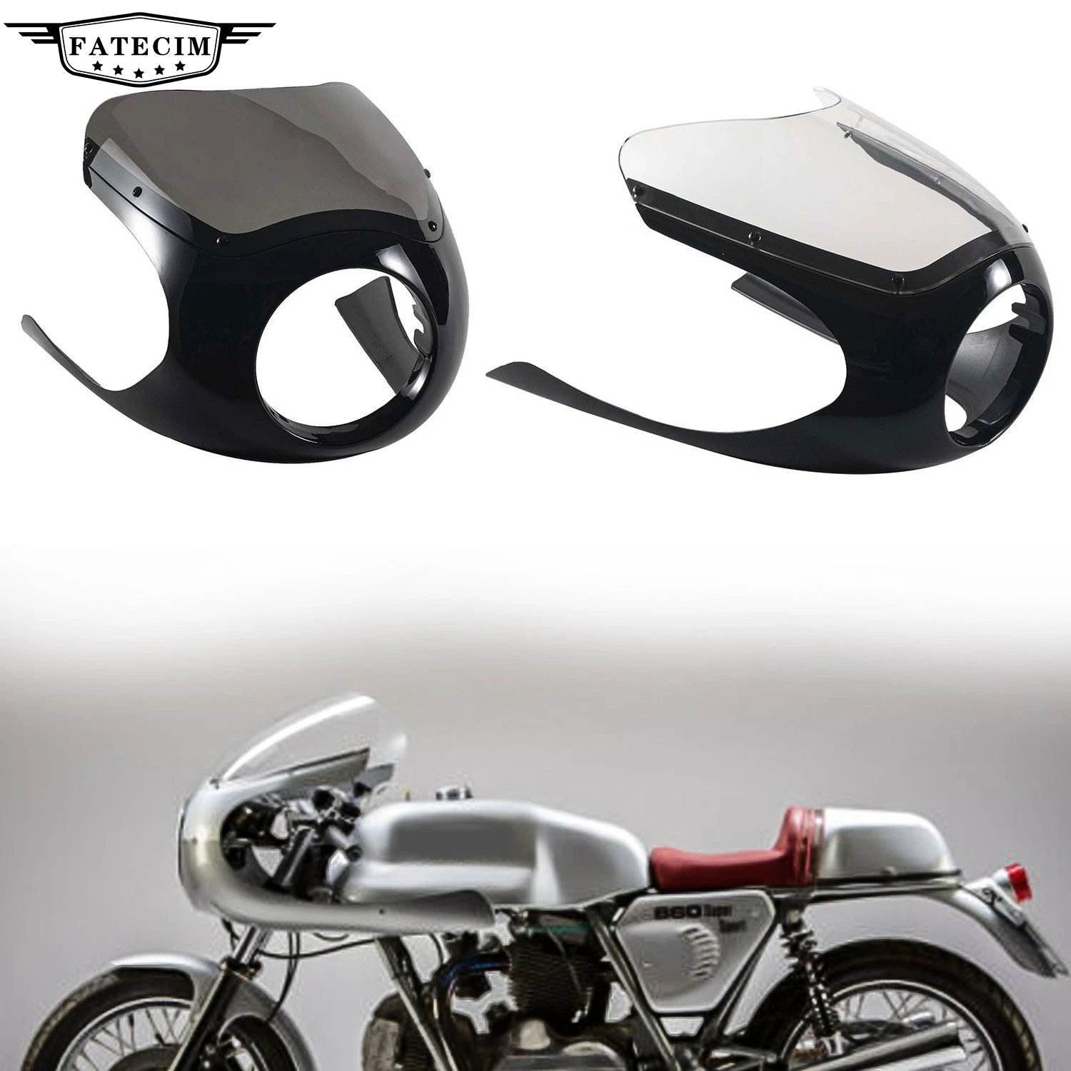 

Rickman Style Motorcycle Fairing Front Fairing Classic For Harley Cafe Racer