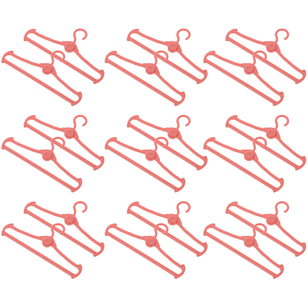 

60pcs Miniature House Hangers Min Clothing Hanger Models Hanging Clothes Hangers