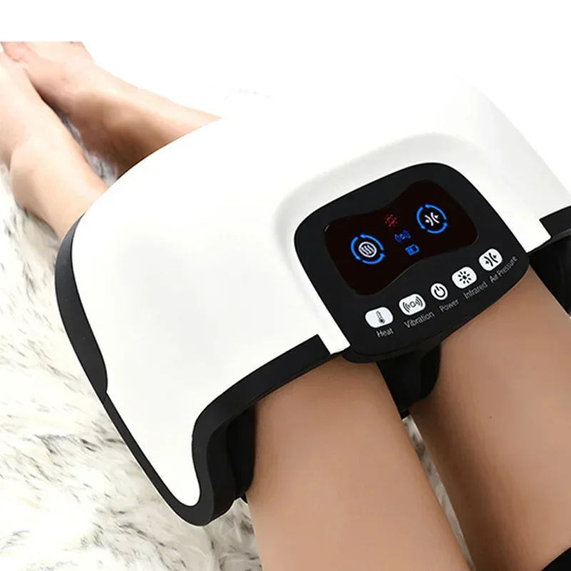 Knee Joint Massager Electric Heating Elderly Knee Protector Warm Compress Vibration Air Pressure Kneading Massager