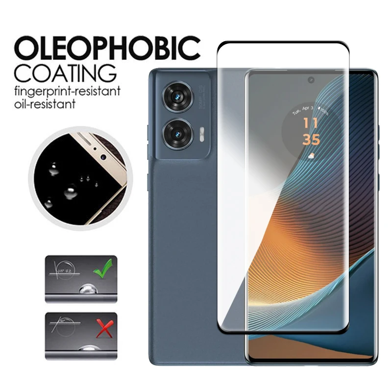 Premium 3D Curved Tempered Glass Screen Protector with 9H Hardness