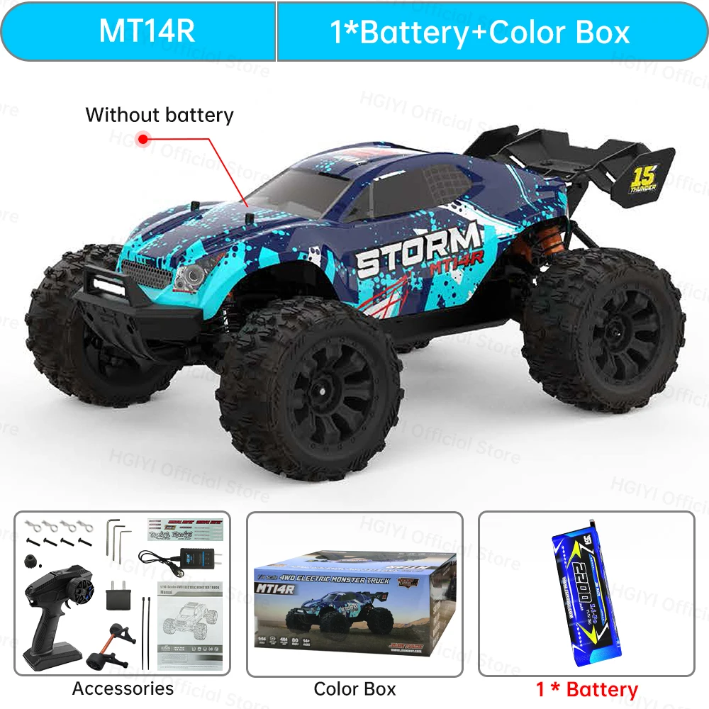 HERMORRYSS Macchina Telecomandata, Alta Velocità 15km/h RC Auto, 2.4GHz