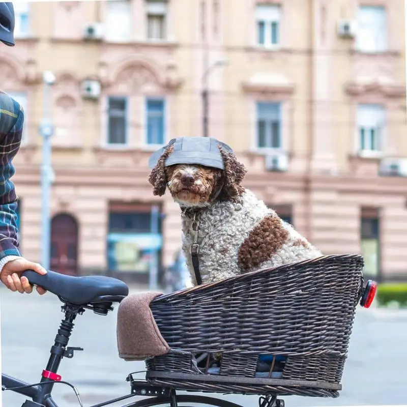 Dog Baseball Caps Pet Sun Visor Hat Sun Protection Cat Sunbonnet Adjustable Drawstring Pet Accessories For Puppy Small Doggy &