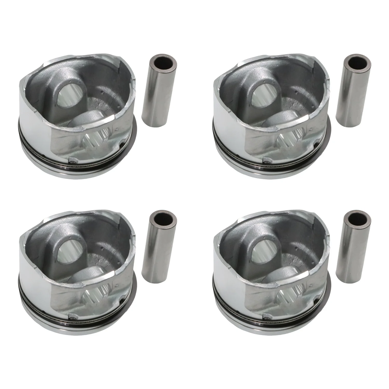 4pcs Engine Pistons Rings Set 23410-23710 2341023710 For 2000-2012 Hyundai Kia Soul Sportage G4GC 2.0L