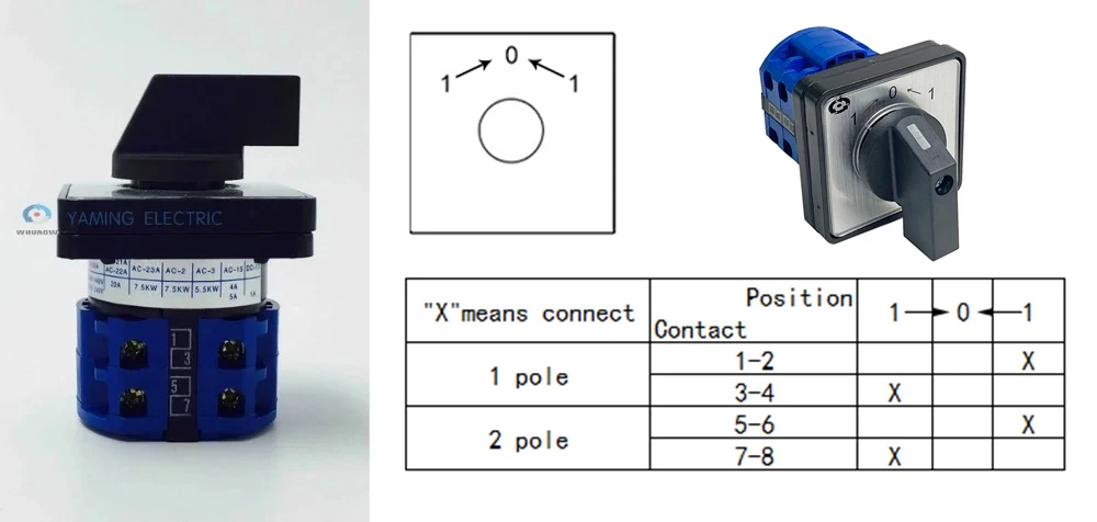 terminais elétricos 2 3 4 posição 8
