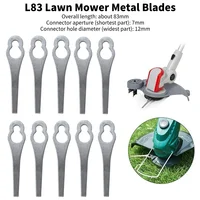 10-2pcs Lawnmower Blades Metal Grass Cutting Blade Practical Mowing Machine Blades Easy To Install Garden Power Tool Accessories 1