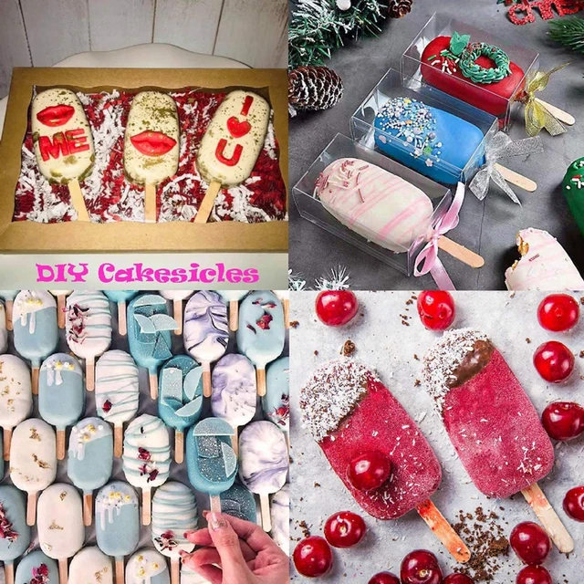 Kit Fabrication Glaces Maison - 3 Moules Silicone 4 Cavités + Accessoires - Parfait été