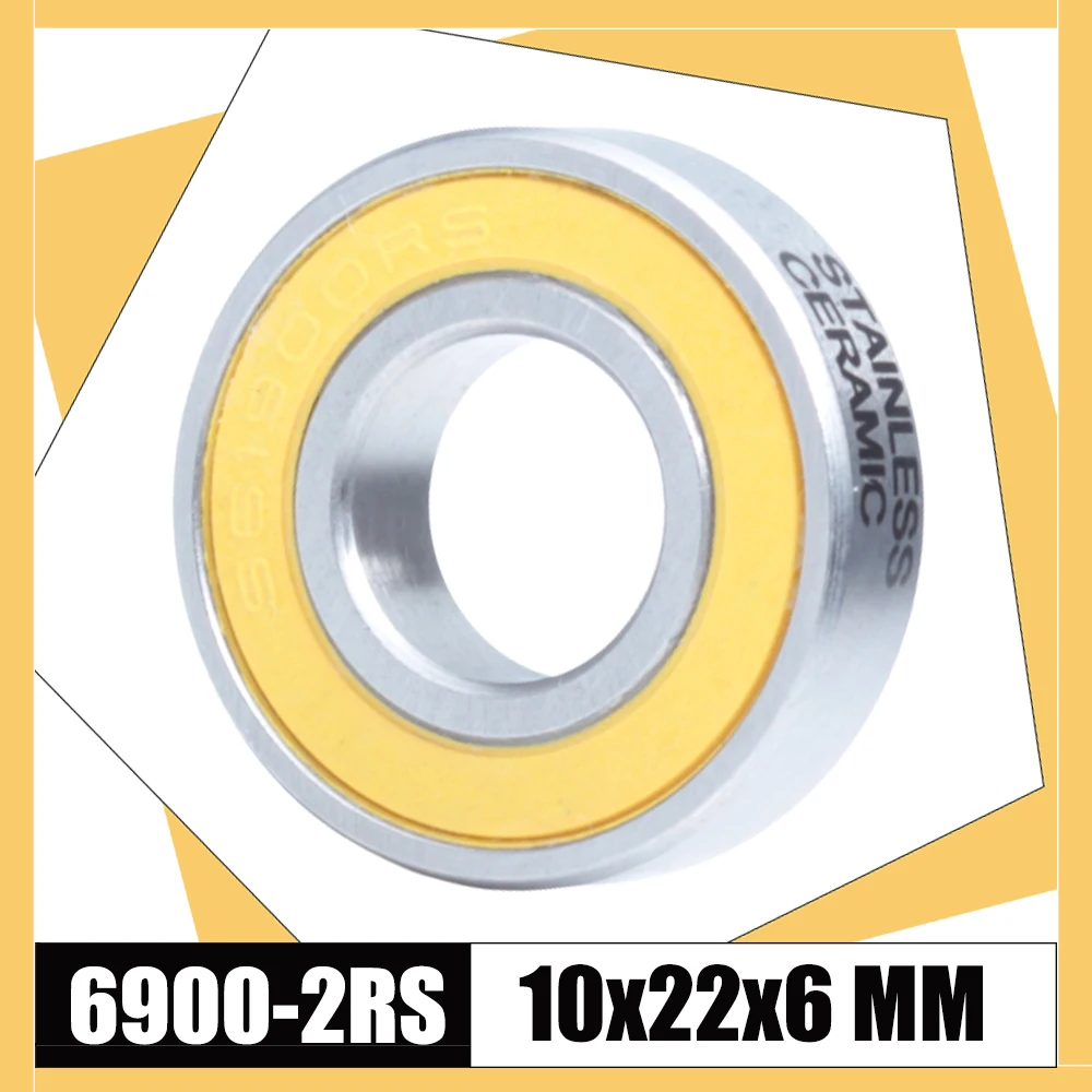 6900 2RS Stainless Bearing 10 22 6 mm 1 PC ABEC 3 6900 RS Bicycle Hub jpg