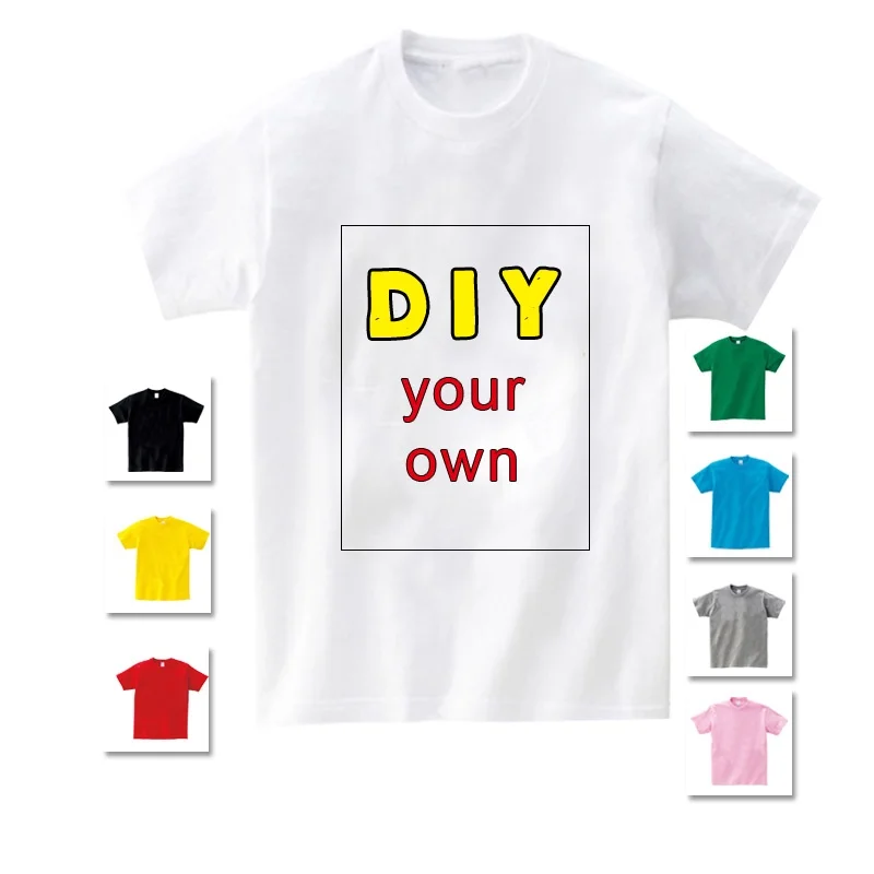 

Детские футболки DIY с вашим дизайном, детские футболки с принтом, топы для мальчиков и девочек, футболки карамельных цветов (белый, синий, розовый, желтый, зеленый)