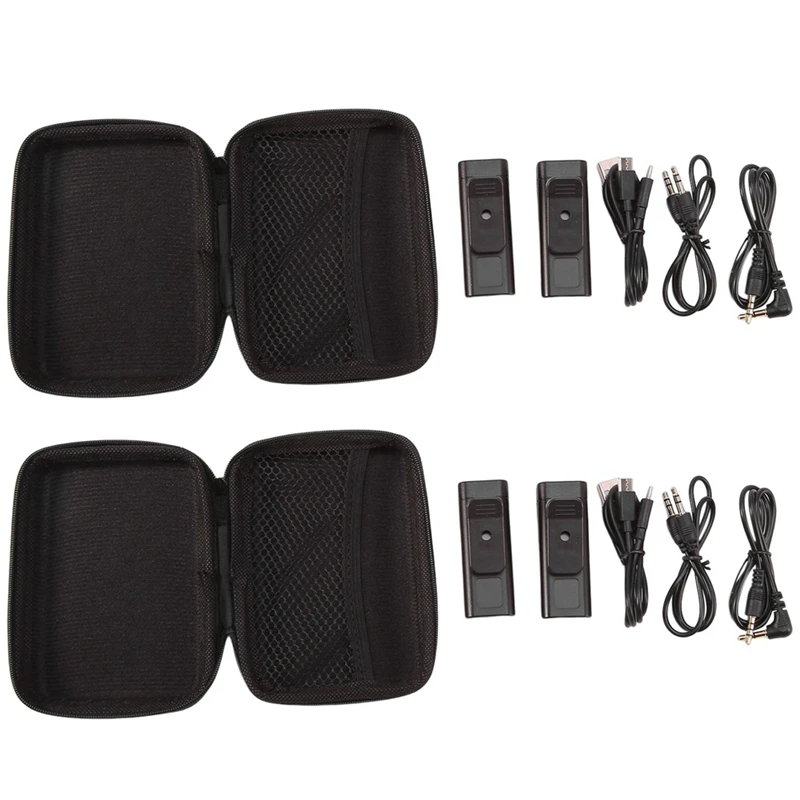 2X UHF Wireless In-Ear Monitor System Digital Sound Stage Sound Card Transmitter Receiver, 1 Receiver 1 Transmitter