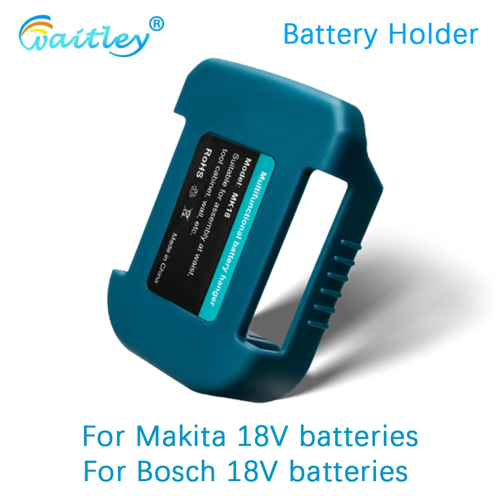 Battery Holder For Makita and Bosch 18V Battery Storage