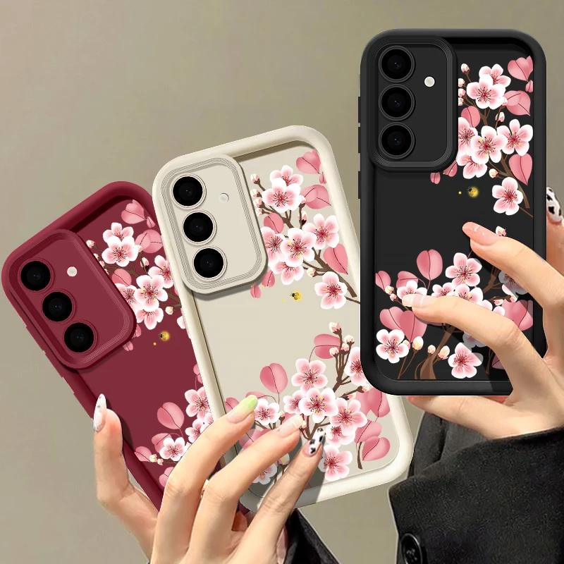 Peach Blossom Soft TPU Phone Case Cover