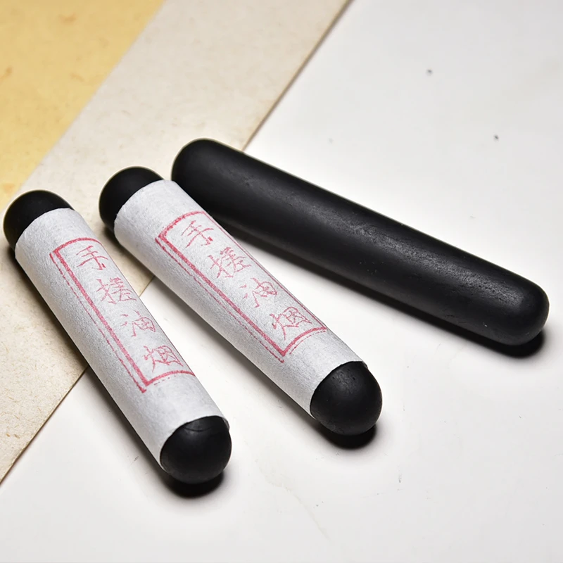 Authentic Chinese Style Ink Sticks Solid Oil Soot Ink Stone Chinese Calligraphy Brush Pen Writing Chinese Painting Ink Blocks