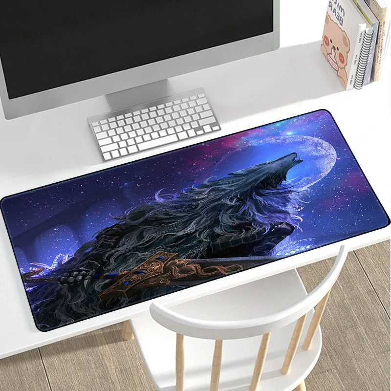 

Elden Ring Mouse Pad Game Keyboard Computer Carpet Large Mouse Mat Gamer PC Gaming Accessories Desk Mats One Piece Keycap