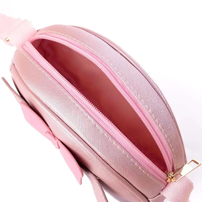 MINISO Cute Cartoon Shoulder Bag Melody Kuromi Girls Crossbody Bag Shell Waterproof PU Children's Small Body crossbody bag pu crossbody bag