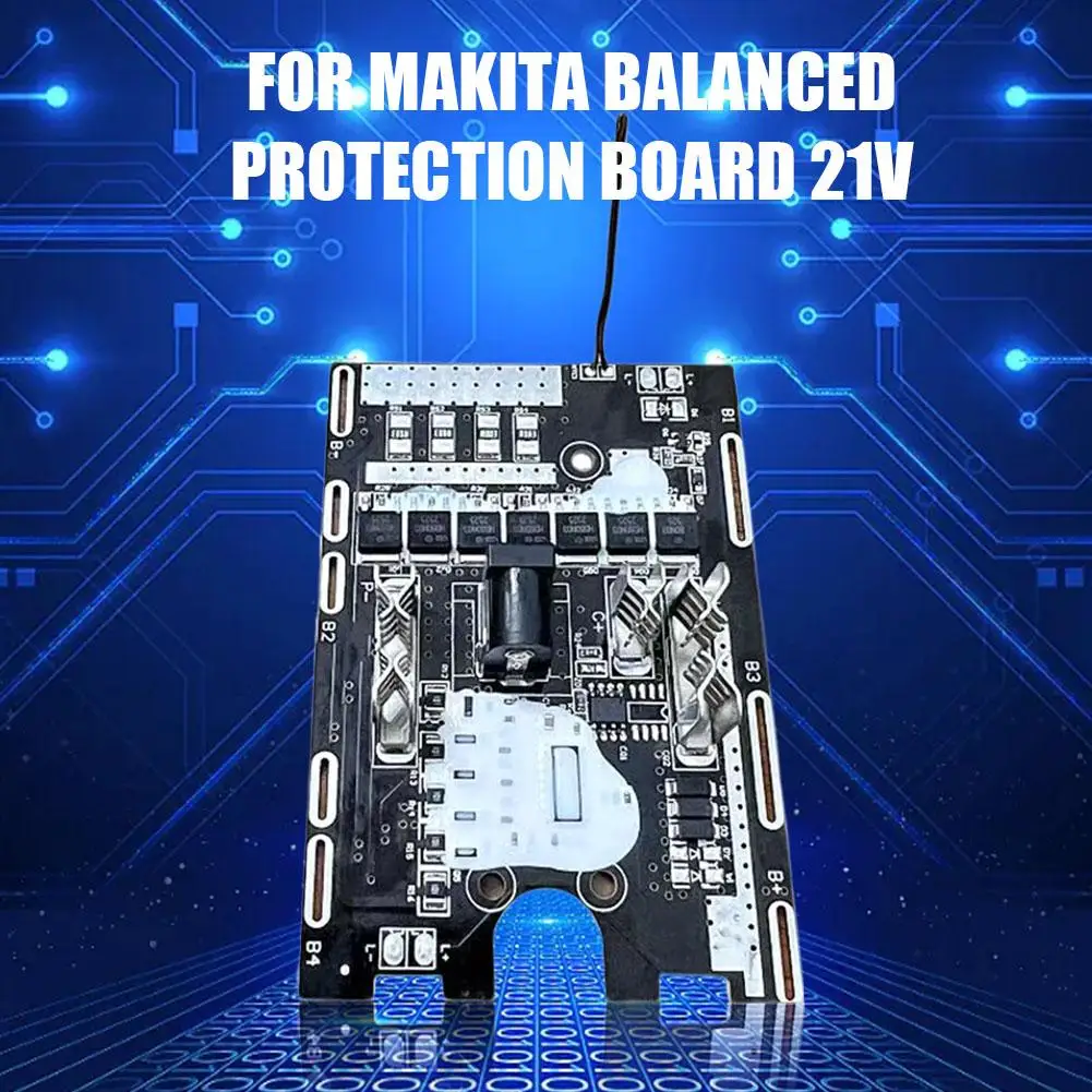 For Makita 18650 21V Balanced Protection Board Alloy With Temperature Control Copper Hardware Battery Pack Protection Circuit
