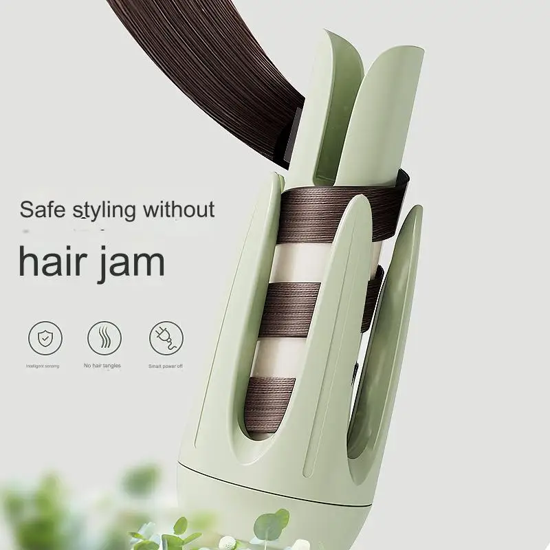 Automatic Hair Curler 32mm Negative Ions Electric Ceramic Curling Hair Stick Rotating Curl Waves Anti-Tangle Curling Iron Styler