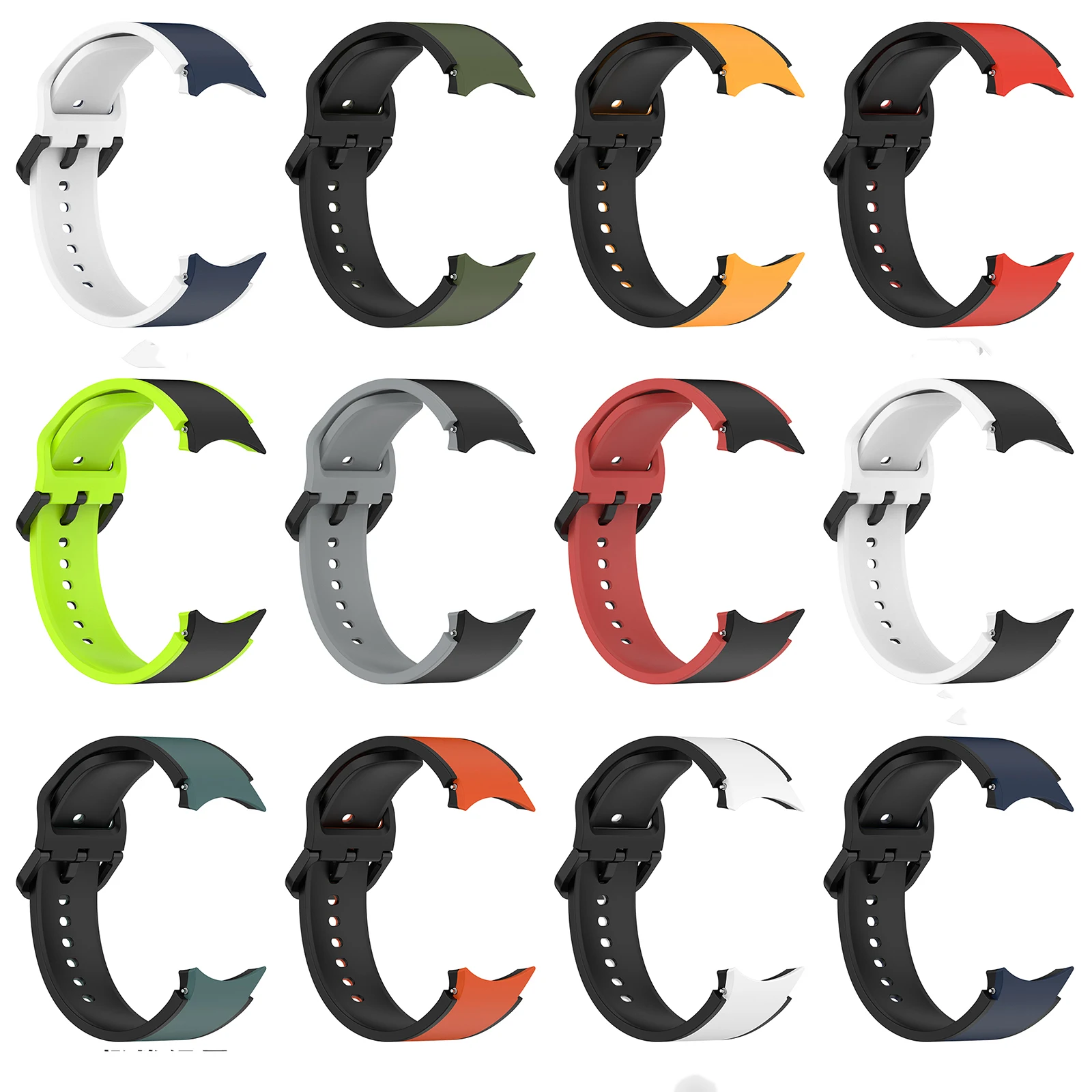 

20mm Silicone Strap Band for Samsung Galaxy Watch5/Watch5 Pro/Watch4 Bracelet Wristband Replacement Watchband Parts