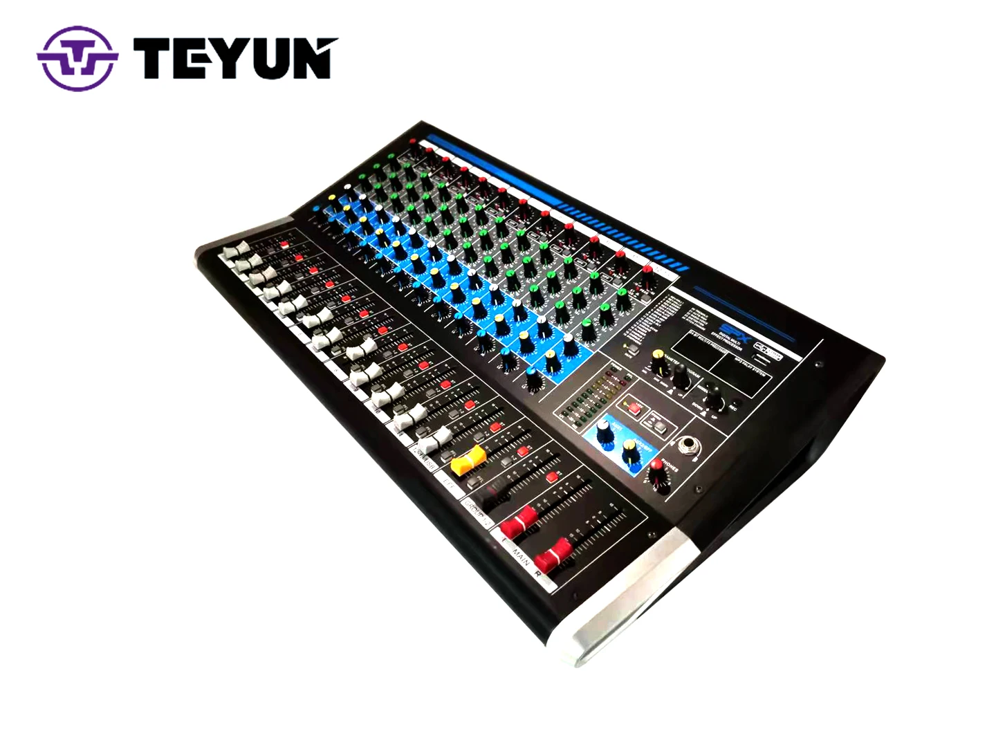 TEYUN E12 12 채널 디지털 믹서 사운드 카드 오디오 인터페이스 새로운 ..