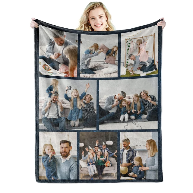 Collage Fleece Blanket