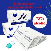 Portable individually packaged 75% alcohol cleaning wipes, suitable for mobile phones, tableware,public handrails, nails,toilets 1