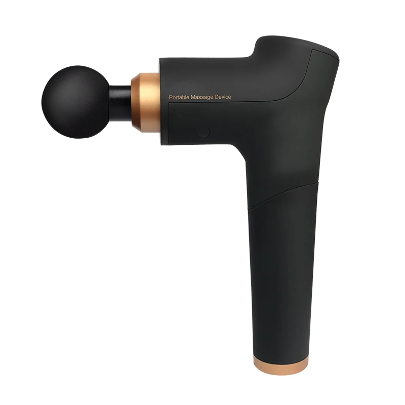 Mini handheld percussion massage gun with private label and 6 heads