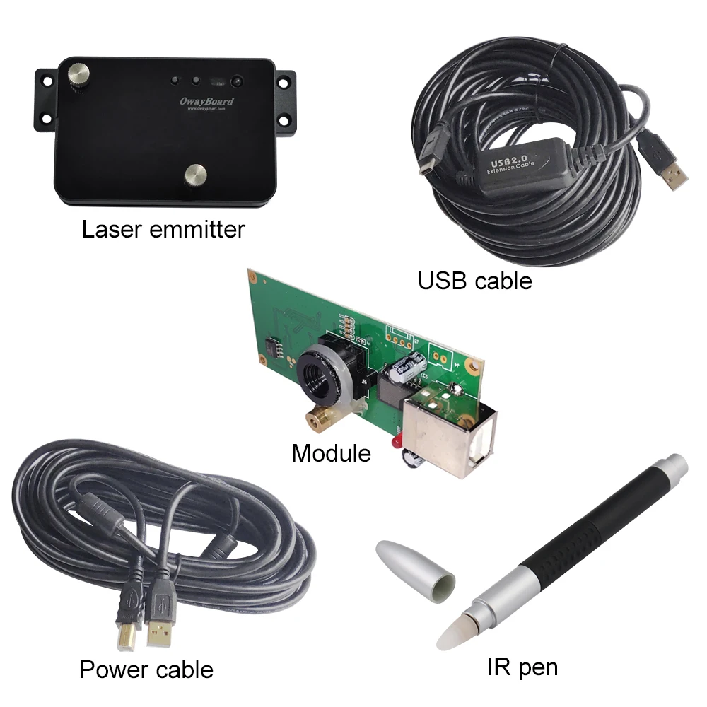 PCBA 스마트 보드 모듈, 인터랙티브 화이트보드, 적외선 센서, PCB 평면 패널, 57 층 게임 프로젝터용, 핑거 터치