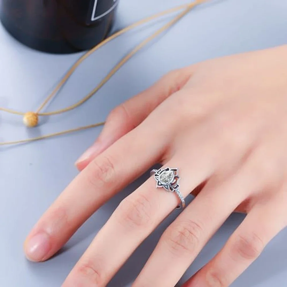 Silver Rings 925 Thai Silver Adjustable Rings For Women