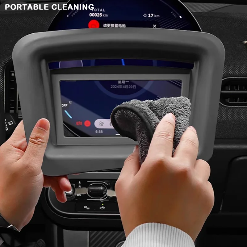 미니 컨트리맨 U25 F65 F66 F67 J01 EV J05 에이스맨용 차량 HUD 헤드업 디스플레이 커버 프레임, 스크린 보호 커버 액세서리