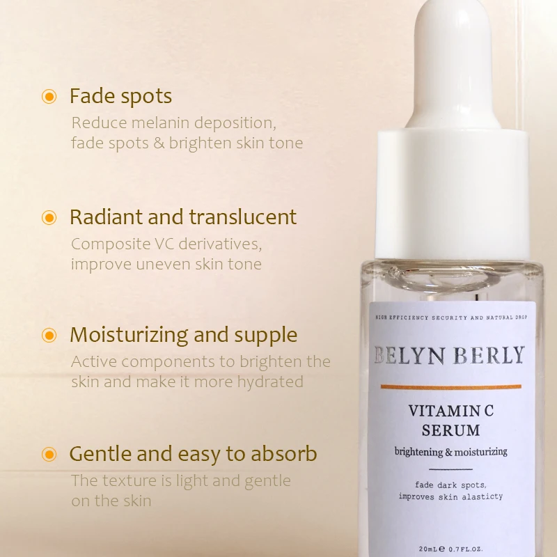 BELYN BERLY Face Serum 3Pcs/Lot Hyaluronic Acid + Vitamin C + 24k Gold Serum Moisturizing Spot White Facial Serum 3