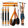 6pcs pull-up assist belt for indoor fitness exercise, horizontal bar auxiliary belt, tension device, fitness tension rope, elast 2