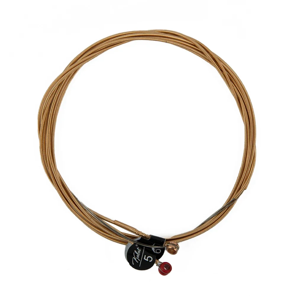 6 Teile/satz Akustische Gitarre Saiten Teile Volle Größe 09-45 10-50 11-52 12-54 13-56 Messing Gitarre Saiten Geschenk Für Anfänger Spieler – Detail 22