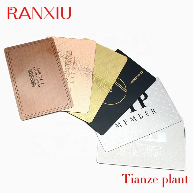 

Custom Custo Stainls Steel busins Card Dign etal ebers Card
