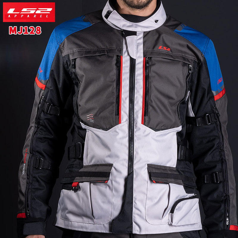 LS2 MJ128 NORWAY motorcycle riding suit men's motorcycle pull car fall waterproof thermal insulation CE jacket