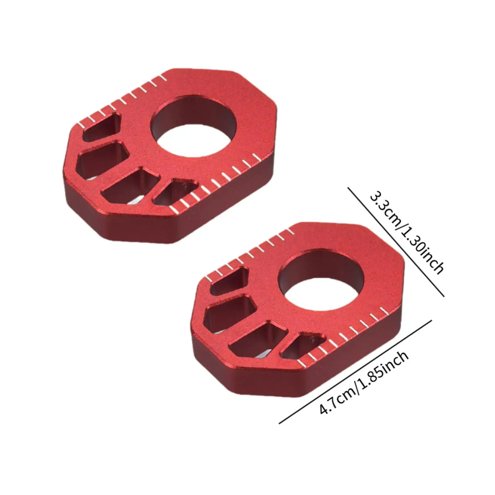 2Pcs Dirt Bike Rear Axle Blocks Modification Accessories CNC Aluminum Alloy for Honda Crf250L Crf300L Off Road Motorcycle