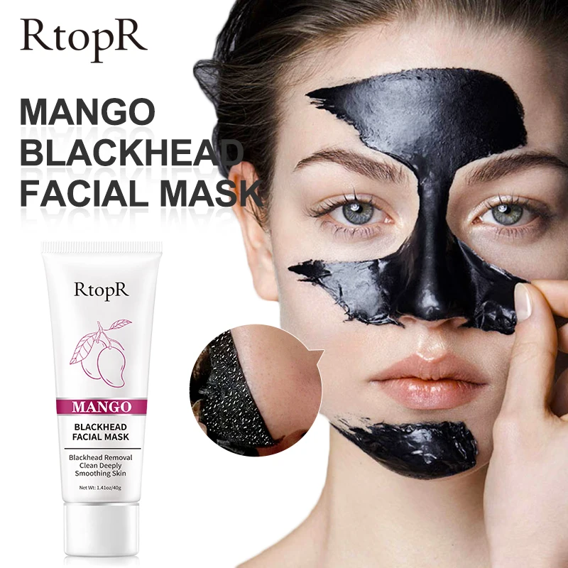 

RtopR Mango Blackhead Removal Mask Acne Treatment Oil-control Nose Peel(40g)